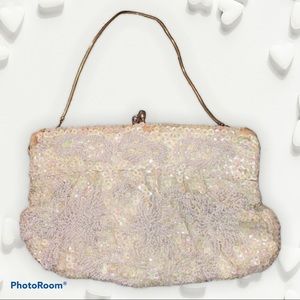 💧Vintage handmade beaded purse